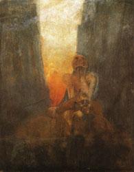 Alphonse Mucha The Gulf France oil painting art